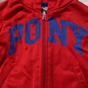 Vintage pony track jacket for infants.
